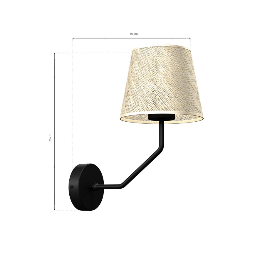 Candeeiro de parede ETNA 1xE27/60W/230V