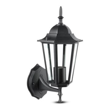 Candeeiro de parede exterior 1xE27/40W/230V IP44 preto