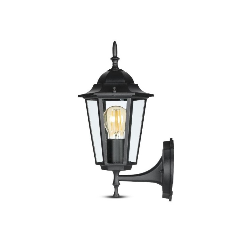 Candeeiro de parede exterior 1xE27/40W/230V IP44 preto