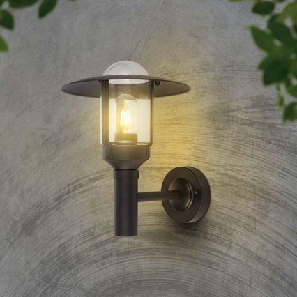 Candeeiro de parede exterior 1xE27/60W/230V IP44 preto
