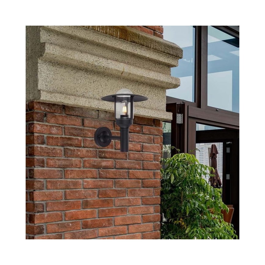Candeeiro de parede exterior 1xE27/60W/230V IP44 preto