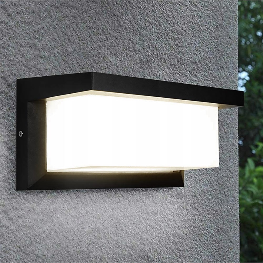 Candeeiro de parede exterior NEELY 1xE27/60W/230V IP54 preto