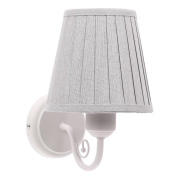 Candeeiro de parede FIREZ 1xE27/40W/230V branco/cinzento