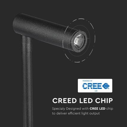 Candeeiro de parede flexível LED com entrada USB LED/3W/230V