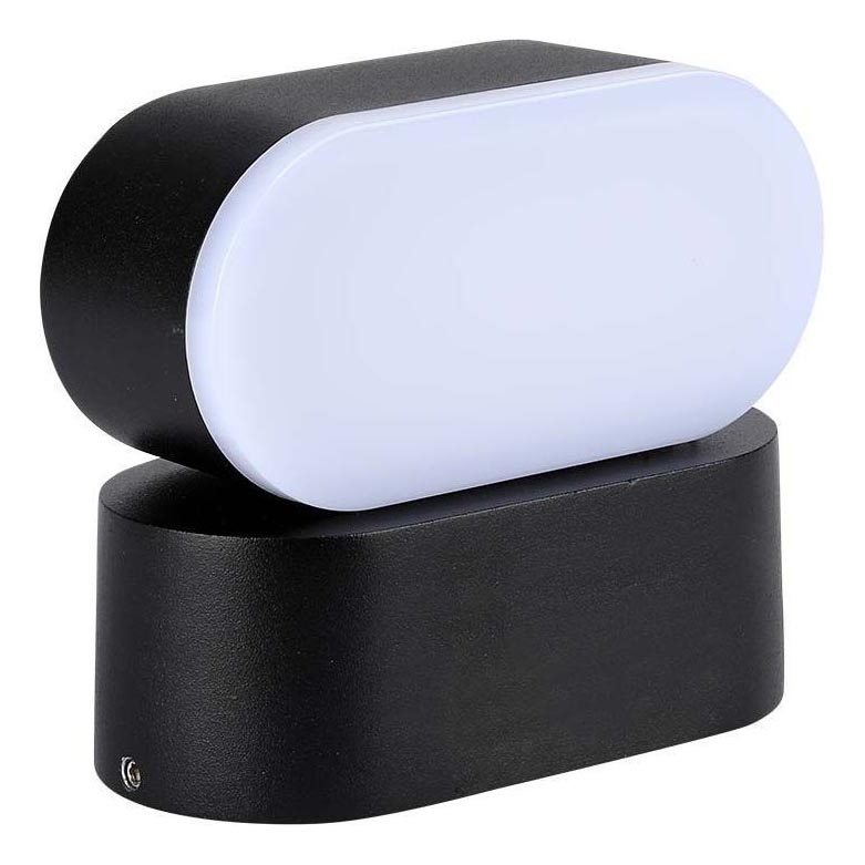 Candeeiro de parede flexível LED para exterior e LED/5W/230V 3000K IP65 preto