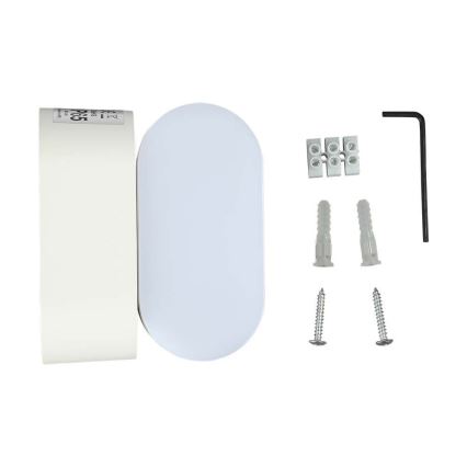 Candeeiro de parede flexível LED para exterior LED/5W/230V 3000K IP65 branco