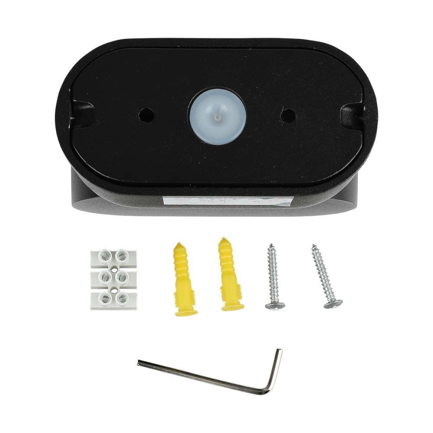 Candeeiro de parede flexível LED para exterior e LED/5W/230V 3000K IP65 preto