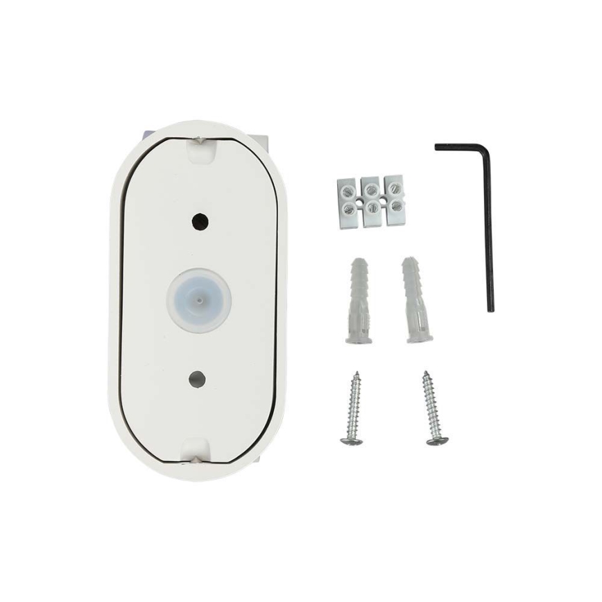 Candeeiro de parede flexível LED para exterior LED/5W/230V 4000K IP65 branco