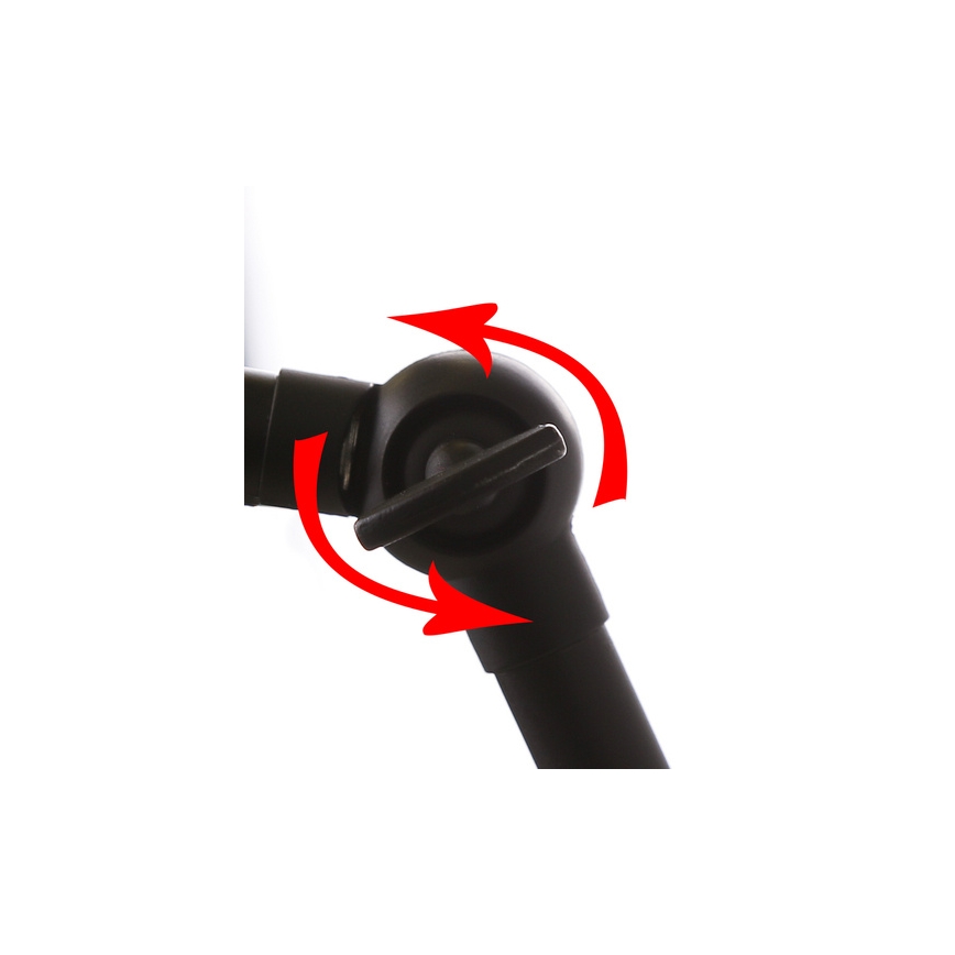 Candeeiro de parede FUNDO 1xE27/40W/230V preto/dourado