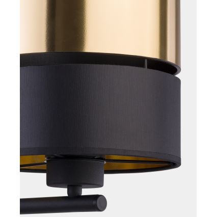 Candeeiro de parede HILTON 1xE27/15W/230V latão/preto