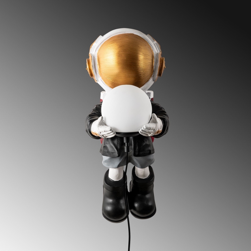 Candeeiro de parede infantil ASTRONAUT 1xE14/40W/230V, acabamento em cobre