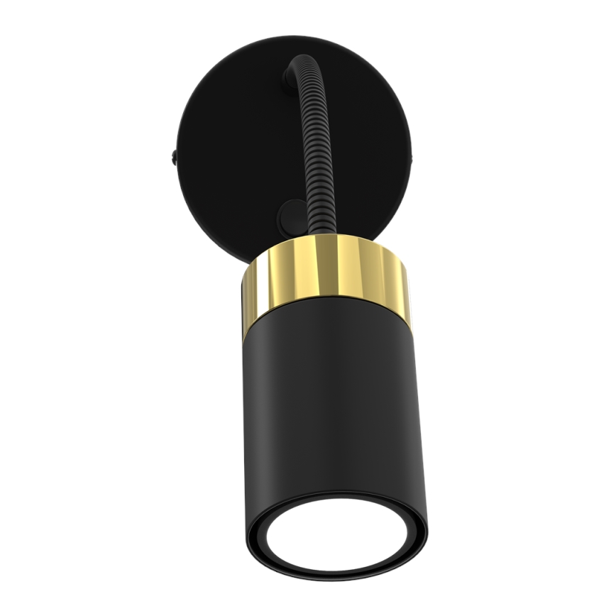Candeeiro de parede JOKER 1xGU10/8W/230V preto/dourado
