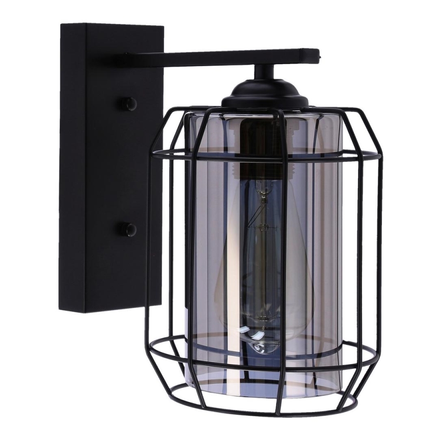 Candeeiro de parede JONERA 1xE27/40W/230V preto