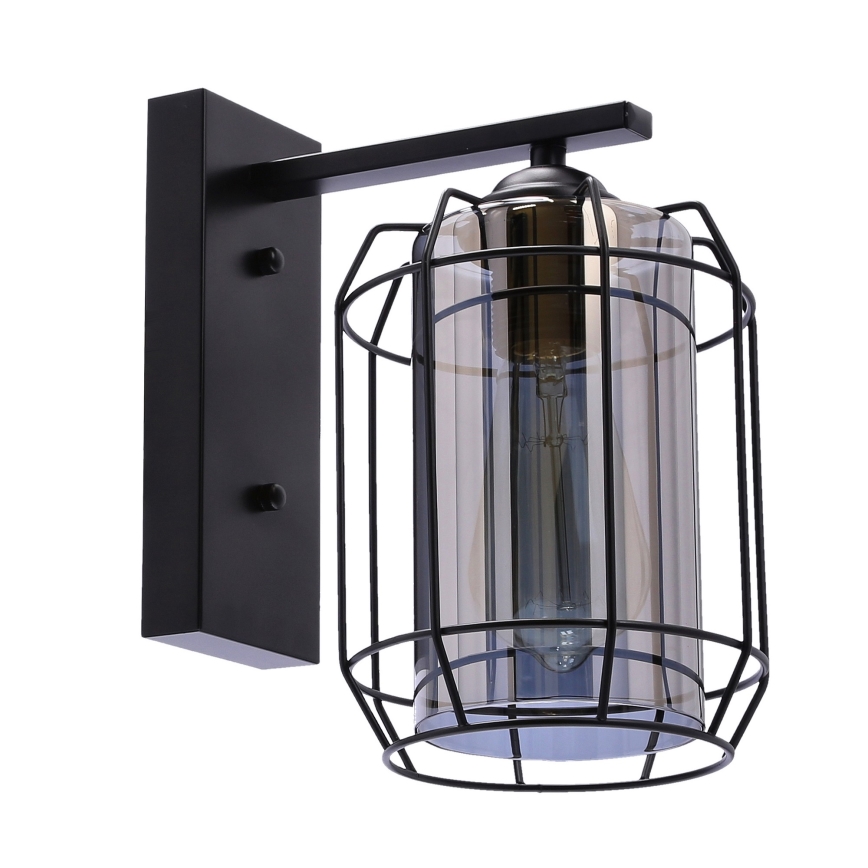 Candeeiro de parede JONERA 1xE27/40W/230V preto