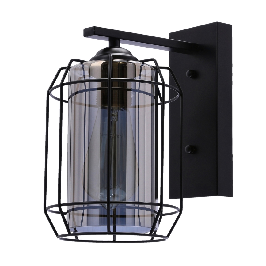 Candeeiro de parede JONERA 1xE27/40W/230V preto