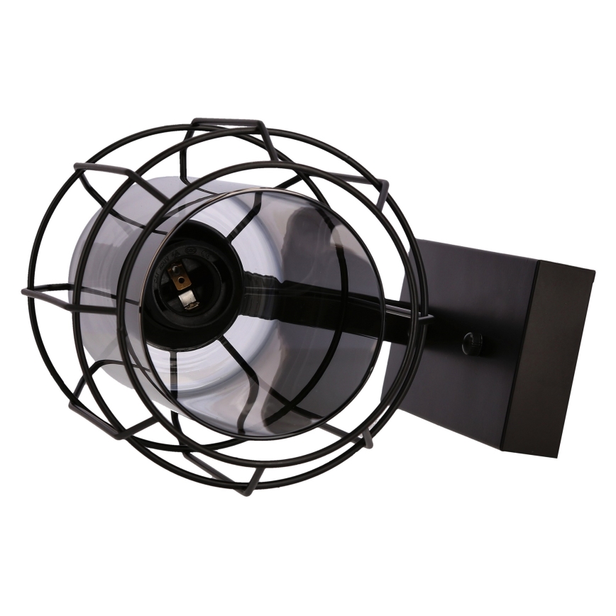 Candeeiro de parede JONERA 1xE27/40W/230V preto