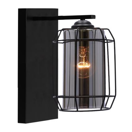 Candeeiro de parede JONERA 1xE27/40W/230V preto