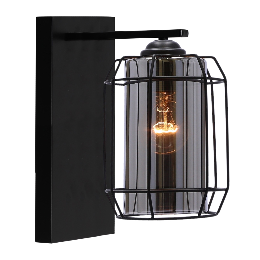 Candeeiro de parede JONERA 1xE27/40W/230V preto