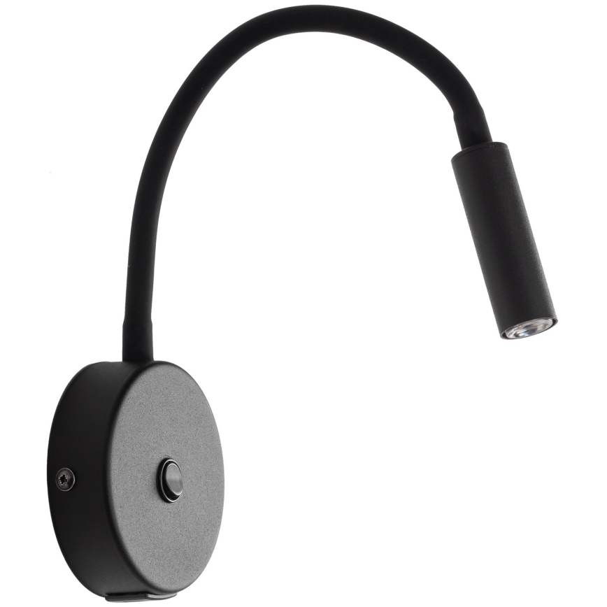 Candeeiro de parede LED com porta USB LAGOS 1xG9/3W/5V 4000K preto