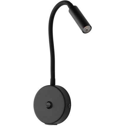 Candeeiro de parede LED com porta USB LAGOS 1xG9/3W/5V 4000K preto