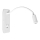 Candeeiro de parede LED pequeno e flexível com entrada USB BASE 1xLED/8W+1xLED/2W/230V branco