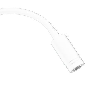 Candeeiro de parede LED pequeno e flexível com entrada USB BASE 1xLED/8W + 1xLED/2W/230V branco