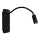 Candeeiro de parede LED pequeno e flexível com entrada USB BASE 1xLED/8W+1xLED/2W/230V preto