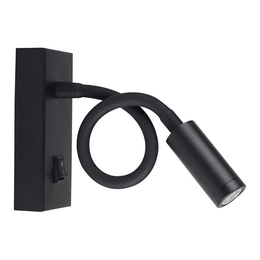 Candeeiro de parede LED TONIL LED/2,7W/230V preto