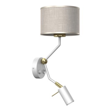 Candeeiro de parede LINO 1xE27/40W/230V + 1xGU10/MR11/7W