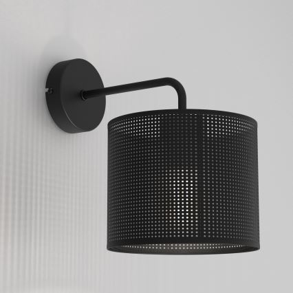 Candeeiro de parede LOFT SHADE 1xE27/60W/230V preto
