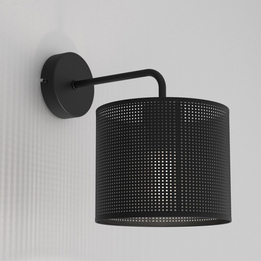 Candeeiro de parede LOFT SHADE 1xE27/60W/230V preto