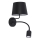 Candeeiro de parede MAJA 1xE27/15W/230V + 1xGU10/10W/230V preto