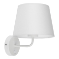 Candeeiro de parede MAJA 1xE27/15W/230V branco