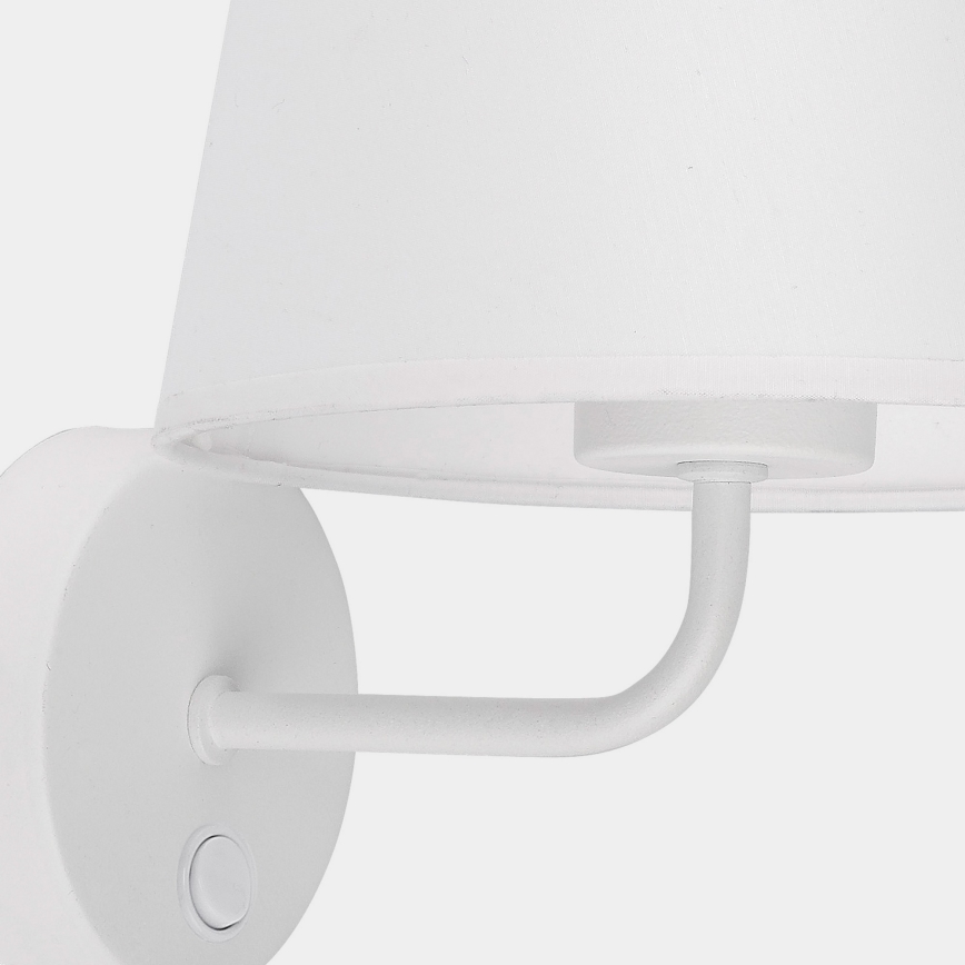 Candeeiro de parede MAJA 1xE27/15W/230V branco