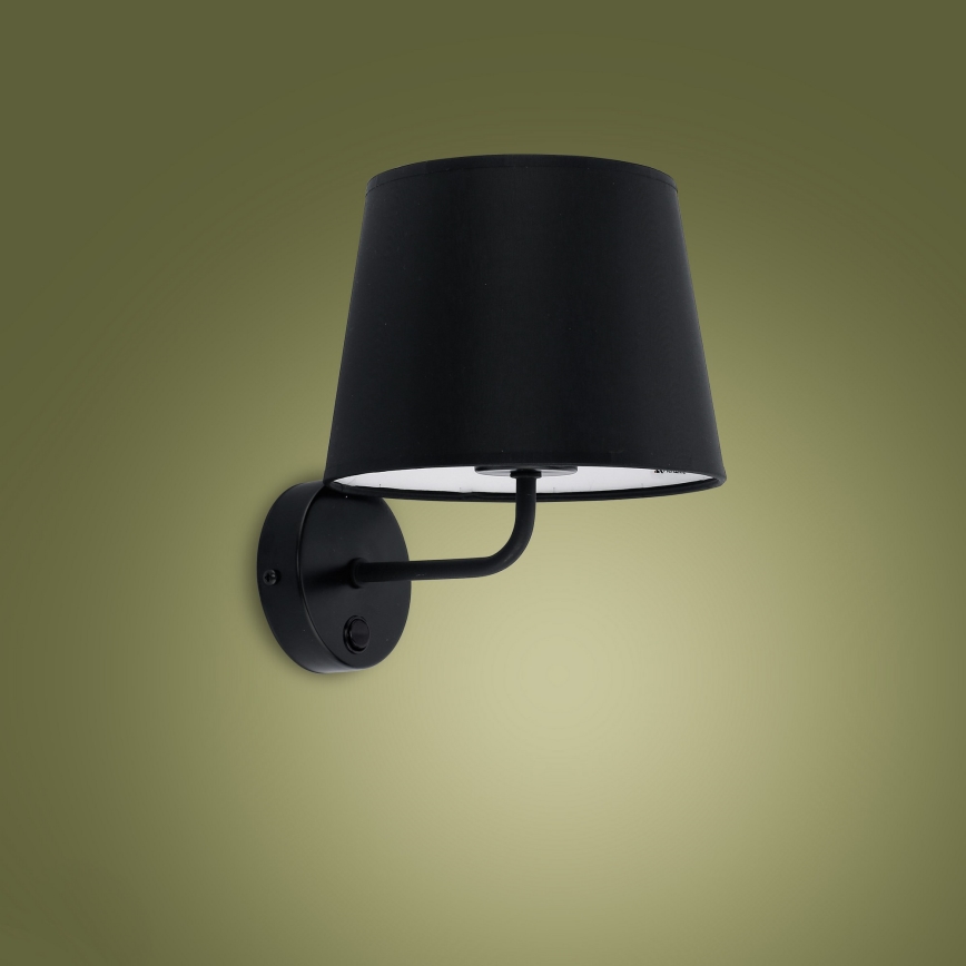 Candeeiro de parede MAJA 1xE27/15W/230V cinzento