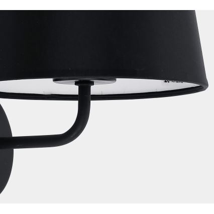 Candeeiro de parede MAJA 1xE27/15W/230V cinzento