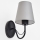 Candeeiro de parede MALBO 1xE27/15W/230V cinzento/preto