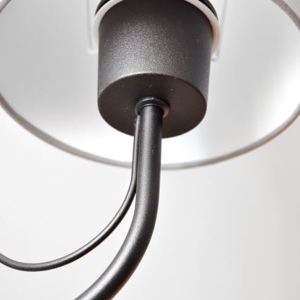 Candeeiro de parede MALBO 1xE27/15W/230V cinzento/preto