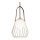 Candeeiro de parede MEMORY 1xG9/4W/230V branco/castanho