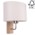 Candeeiro de parede MERCEDES 1xE27/25W/230V creme/carvalho – FSC certificado