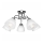 Candeeiro de parede MIRANDA 1xE27/60W/230V cromado brilhante