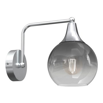 Candeeiro de parede MONTE 1xE27/60W/230V cromado brilhante