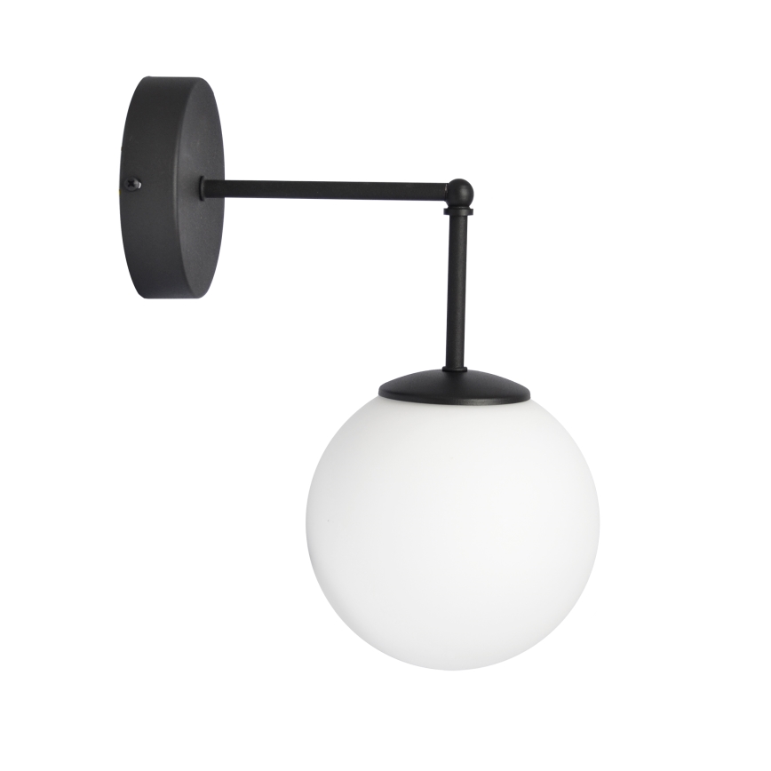 Candeeiro de parede MOON 1xE27/15W/230V preto