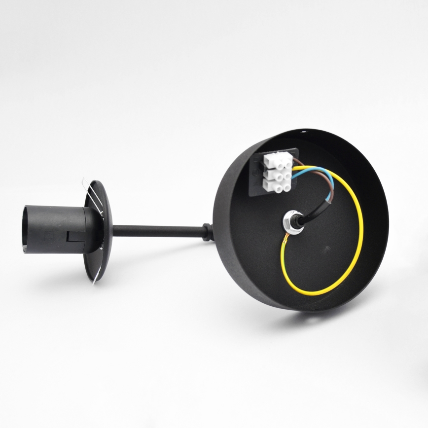 Candeeiro de parede MOON 1xE27/15W/230V preto