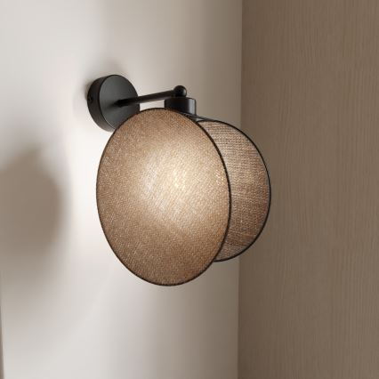 Candeeiro de parede MOTIF 1xE14/10W/230V bege
