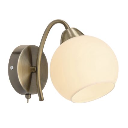 Candeeiro de parede NESTOR 1xE27/40W/230V latão