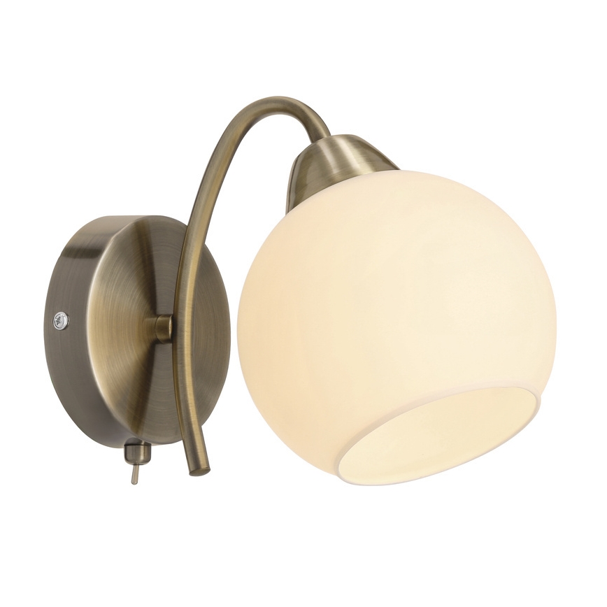 Candeeiro de parede NESTOR 1xE27/40W/230V latão