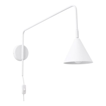Candeeiro de parede NOX 1xE14/10W/230V branco