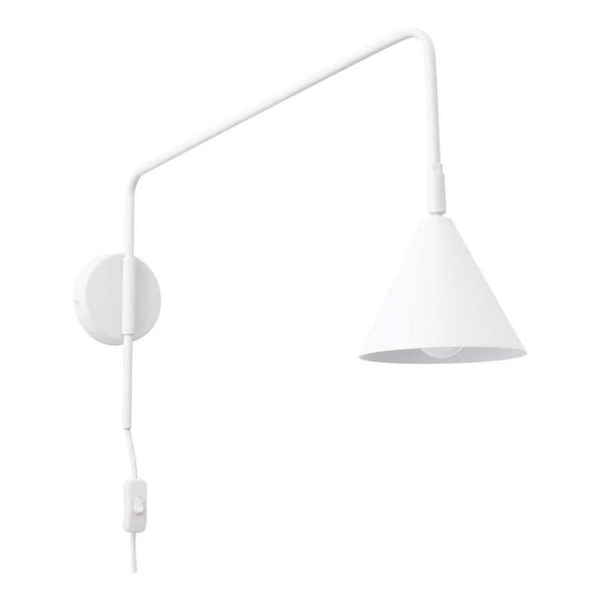 Candeeiro de parede NOX 1xE14/10W/230V branco