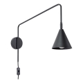 Candeeiro de parede NOX 1xE14/10W/230V preto